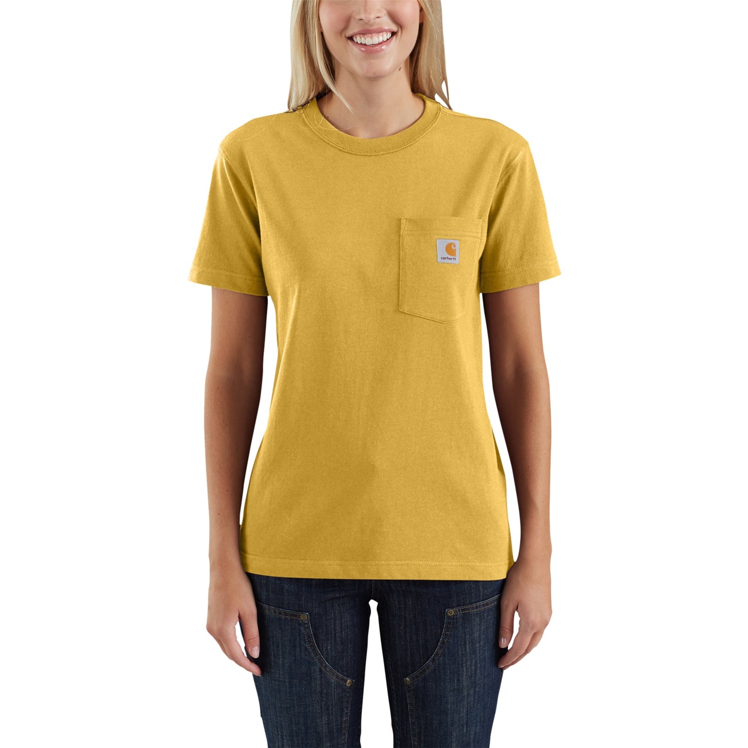 Carhartt 103067 Original Fit Pocket T-Shirt (For Women)