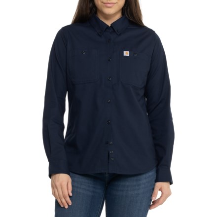 (取寄) カーハート ラギッド シリーズ キャンバス シャツ - ロング スリーブ Carhartt 103106 Rugged Professional Series Canvas Shirt - Long Sleeve Dark Khaki Carhartt 103106 Rugged Professional® Series Canvas Shirt - Long Sleeve