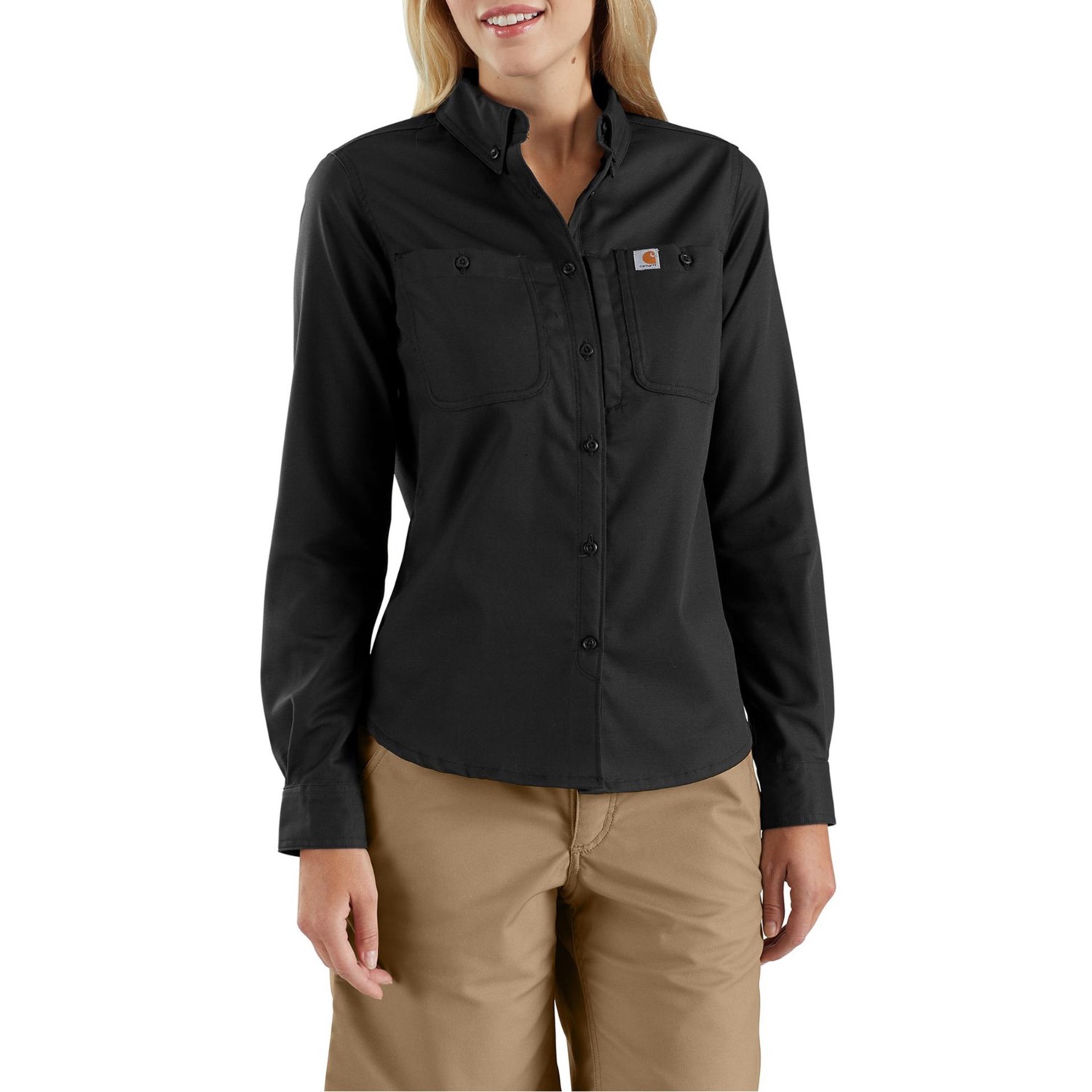Carhartt 103106 Rugged Professional Series Relaxed Fit Canvas Shirt ...