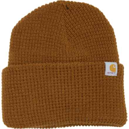Carhartt 103265 Waffle Knit Thinsulate® Beanie - Insulated in Carhartt Brown