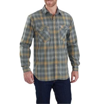 Flex® 103319 And FrontLong Shirt Snap Sleevefor Carhartt Tall Big Bozeman Men Rugged 7yYbf6vg