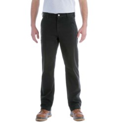 Carhartt 103339 Rugged Flex® Duck Dungaree Work Pants - Tapered Leg, Factory Seconds in Black