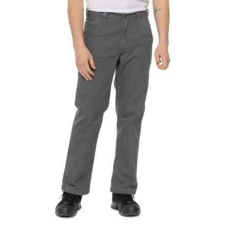 Carhartt 103342 Rugged Flex® Canvas Utility Work Pants - Flannel Lined, Factory Seconds in Gravel