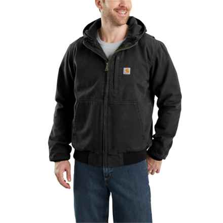 Carhartt 103371 Loose Fit Full Swing® Washed Duck Active Jacket - Lined in Black