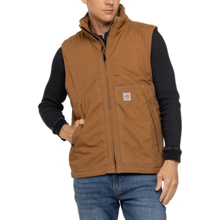 Carhartt 103387 Fire-Resistant Quick Duck® Vest - Insulated in Carhartt Brown