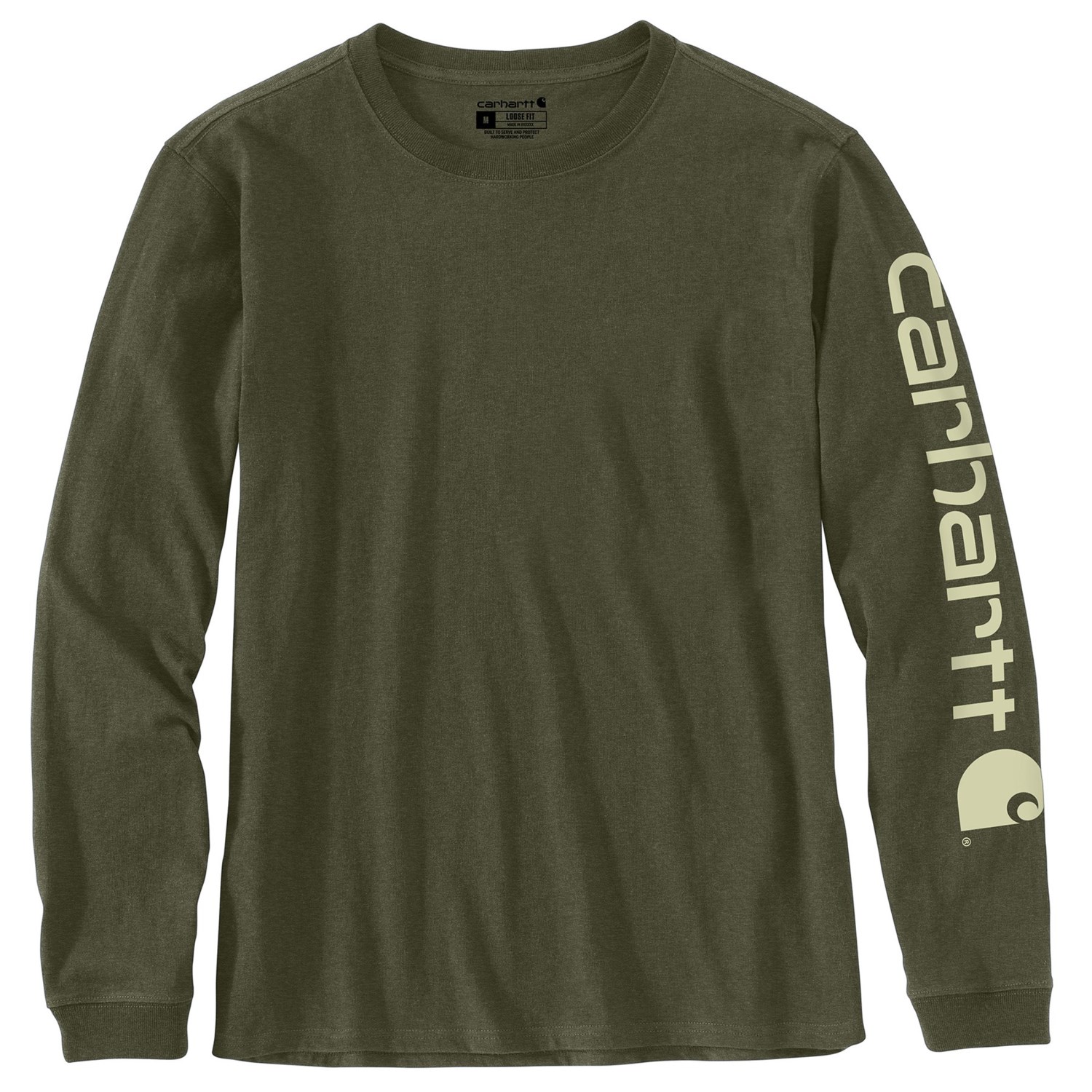 Carhartt 103401 Heavyweight Sleeve Logo T-Shirt - Long Sleeve (For Women)