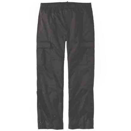 Carhartt 103507 Big and Tall Midweight Relaxed Fit Rain Pants - Waterproof in Black