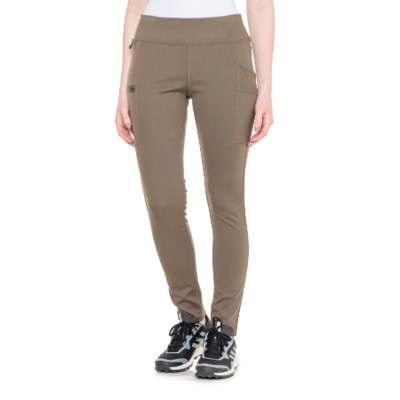 Carhartt Youth Fitted Utility Leggings for Girls in Brown, CK9466-D15-CBRN  - M / Carhartt brown