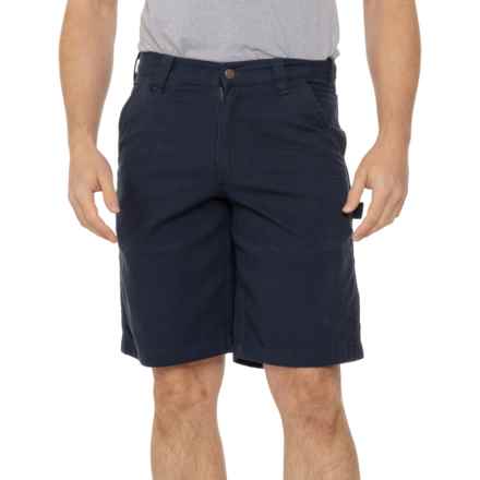 Carhartt 103652 Rugged Flex® Relaxed Fit Canvas Utility Shorts in Navy