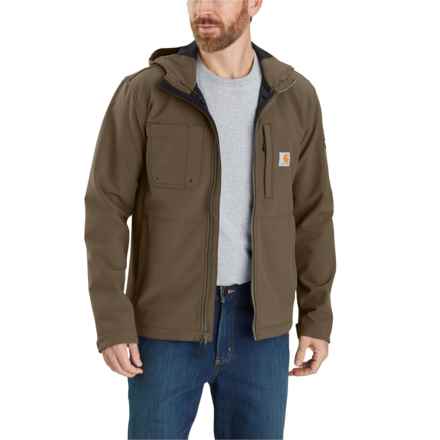 Carhartt 103829 Big and Tall Rough Cut Hooded Jacket - Factory Seconds in Tarmac