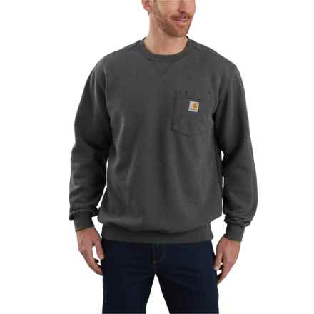 Carhartt 103852 Big and Tall Loose Fit Pocket Sweatshirt in Carbon Heather