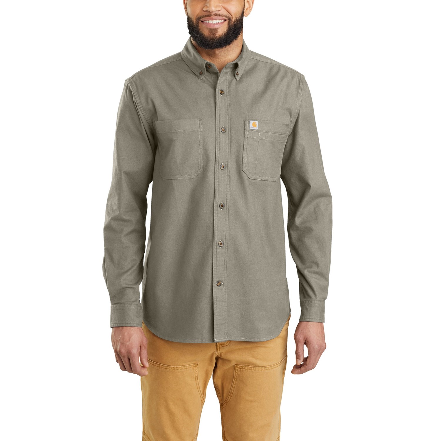 Carhartt 103870 Rugged Flex® Hamilton Flannel Shirt (For Big and Tall Men)