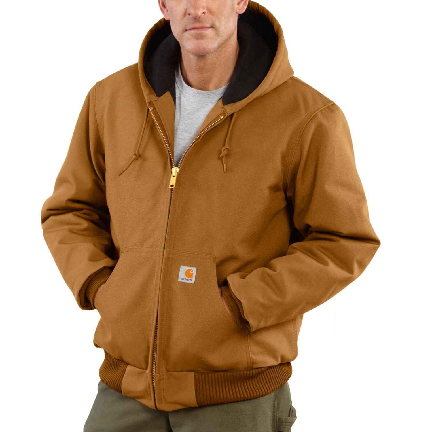 Carhartt 103940 Duck Active Quilted Flannel-Lined Jacket (For Big and ...