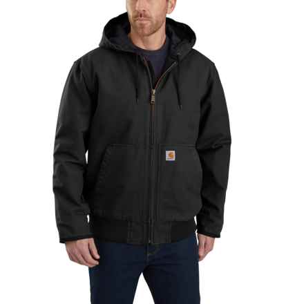 Carhartt 104050 Big and Tall Washed Duck Thinsulate® Active Jacket - Insulated, Factory Seconds in Black