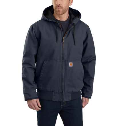 Carhartt 104050 Big and Tall Washed Duck Thinsulate® Active Jacket - Insulated, Factory Seconds in Navy