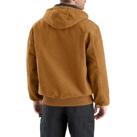 Carhartt 104050 Quilt-Lined Duck Active Jacket (For Men)