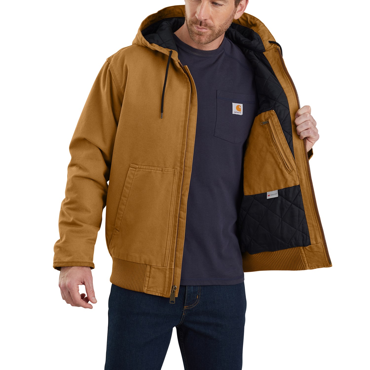 Carhartt 104050 Washed Duck Thinsulate® Active Jacket (For Men)