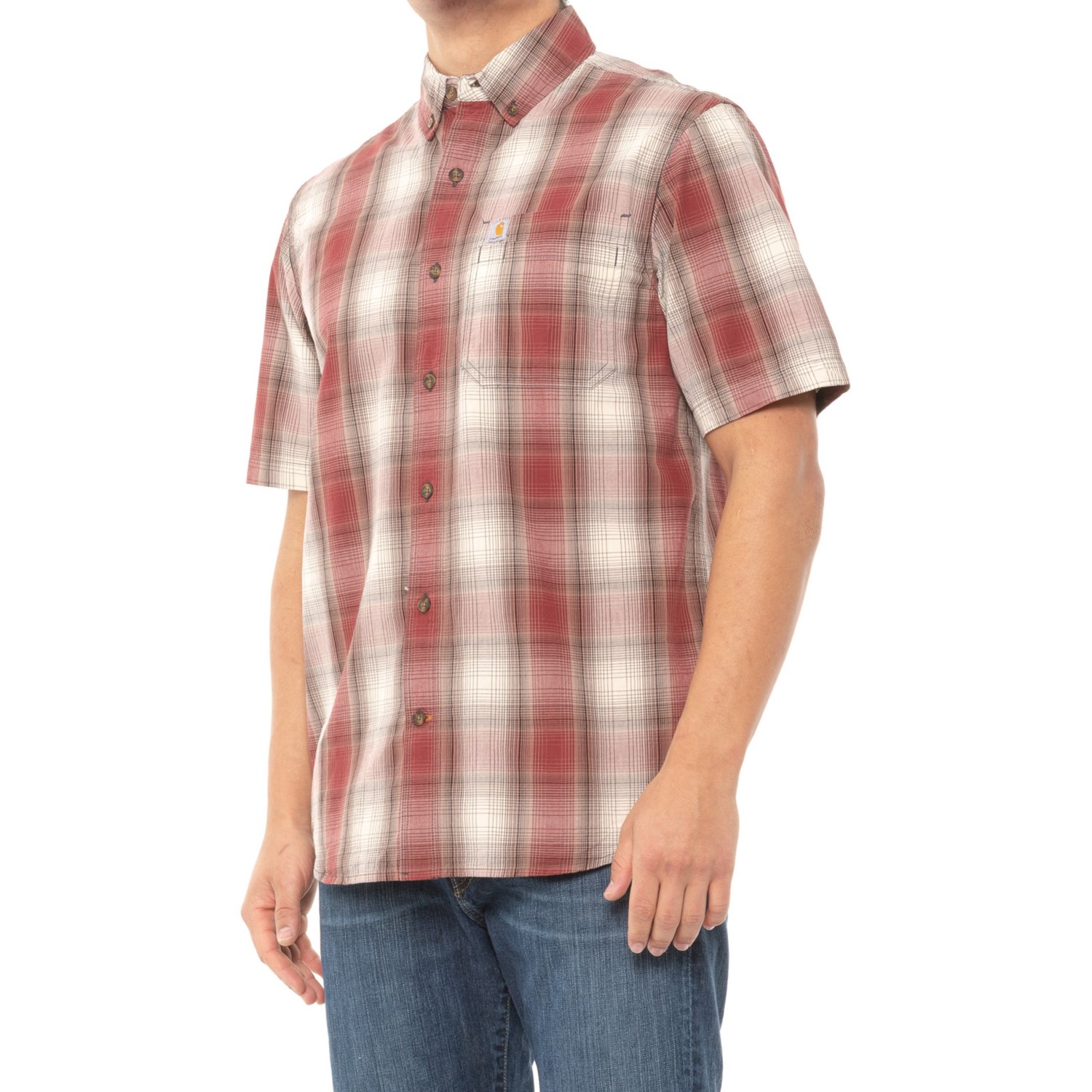 carhartt red plaid shirt