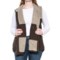 2VAHK_3 Carhartt 104224 Washed Duck Mock Neck Vest - Sherpa Lined, Factory Seconds