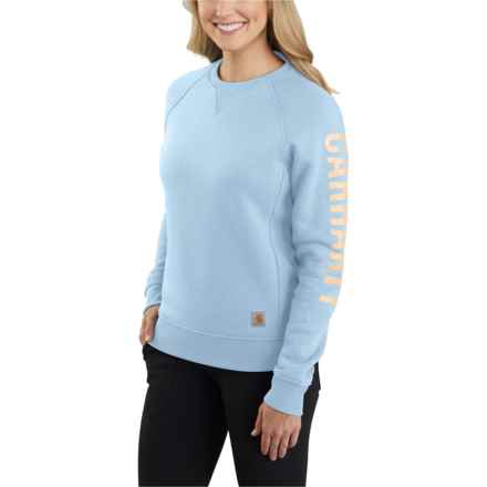 Carhartt 104410 Relaxed Fit Midweight Graphic Sweatshirt in Moonstone