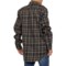 4TNWR_2 Carhartt 104507 Flame-Resistant Force® Rugged Flex® Loose Fit Midweight Twill Plaid Shirt - Long Sleeve