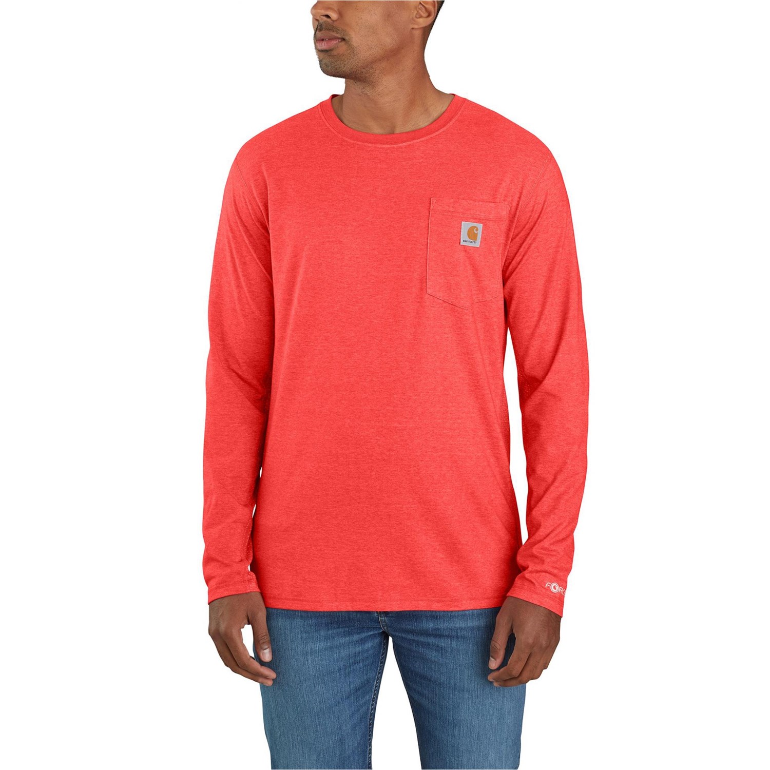 Force Relaxed Fit Midweight Long-Sleeve Pocket T-Shirt