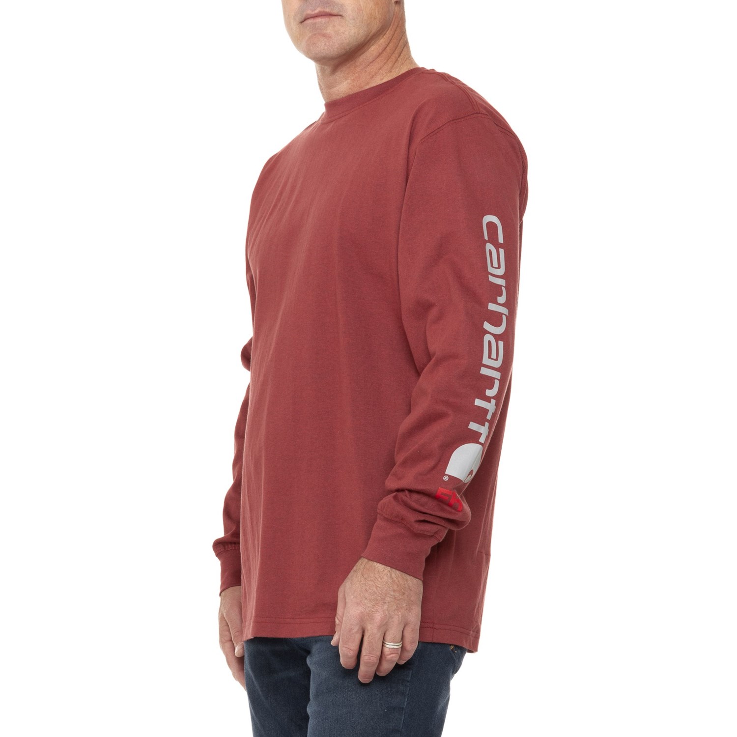 Tシャツ・カットソー Carhartt T-shirt RED Carhartt Men's Medium Red T-shirt with Front Pocket | eBay