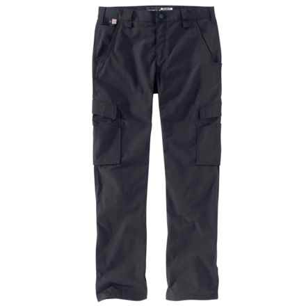 Carhartt 104786 Flame-Resistant Force® Relaxed Fit Ripstop Cargo Pants - Factory Seconds in Deep Navy