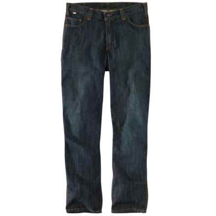 Carhartt 104790 Big and Tall Flame-Resistant Force® Rugged Flex® Jeans - Relaxed Fit, Factory Seconds in Midnight Sand