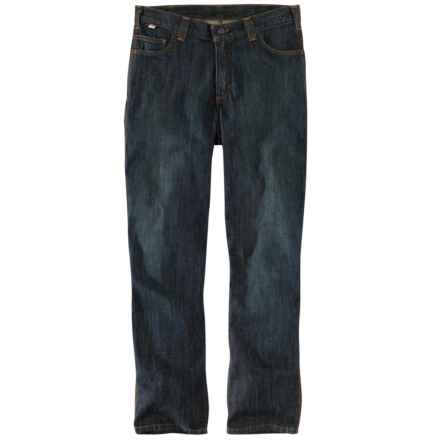 Carhartt 104790 Flame-Resistant Force® Rugged Flex® Jeans - Relaxed Fit, Factory Seconds in Midnight Sand