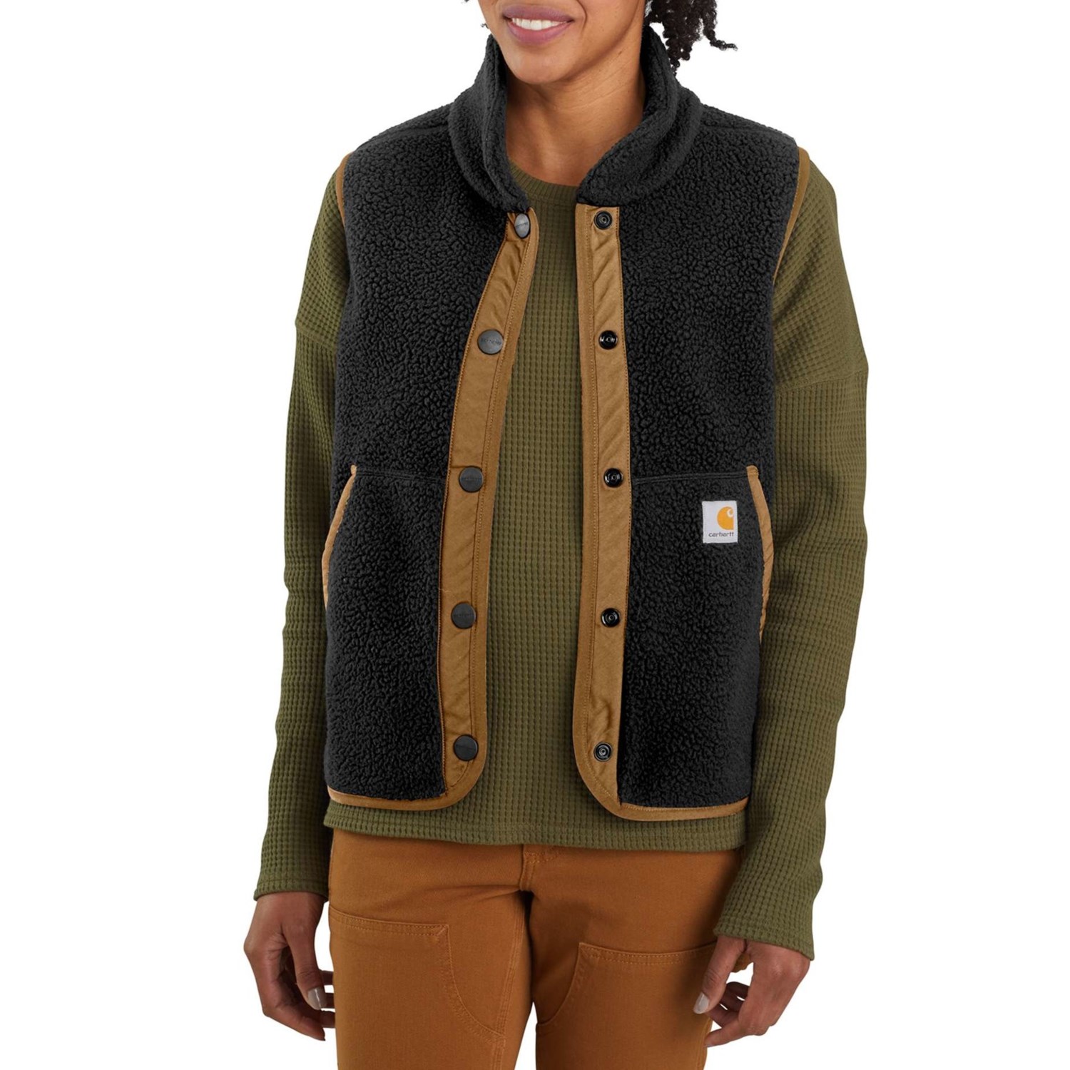 carhartt fleece vest women