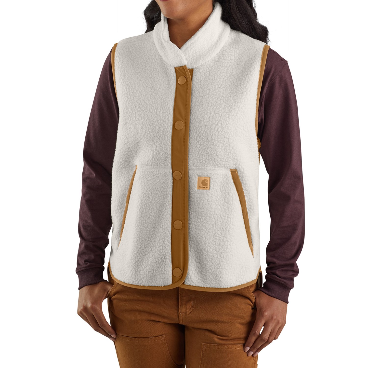 Carhartt 104924 Relaxed Fit Fleece Vest (For Women)