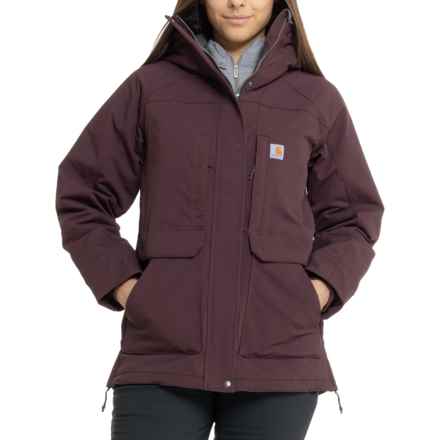 Carhartt 104926 Super Dux Relaxed Fit Traditional Coat - Insulated in Blackberry