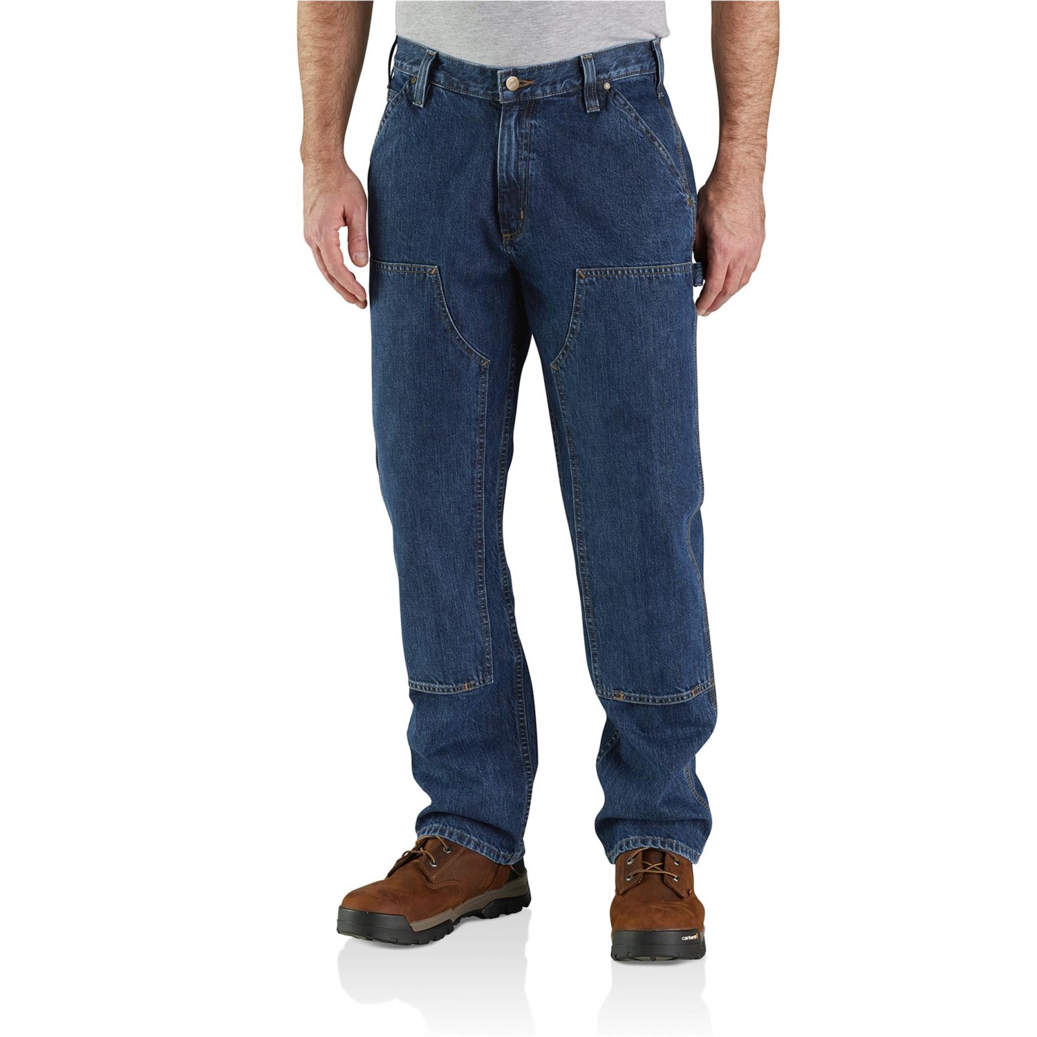 Carhartt 104944 Loose Fit Double-Front Utility Logger Jeans - Factory Seconds