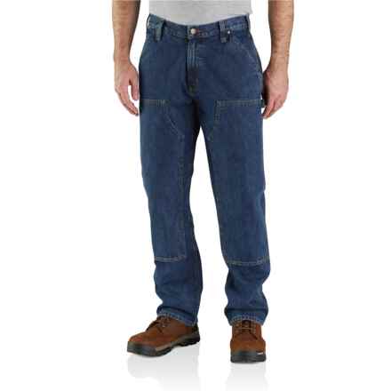 Carhartt 104944 Loose Fit Double-Front Utility Logger Jeans - Factory Seconds in Canal