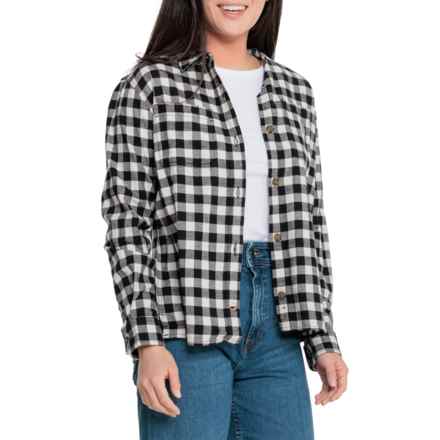 Carhartt 104972 Rugged Flex® Flannel Shirt - Button-Up, Long Sleeve in Black