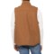6NVRF_4 Carhartt 104981 Big and Tall Flame-Resistant Duck Vest - Wool Sherpa Lined, Factory Seconds