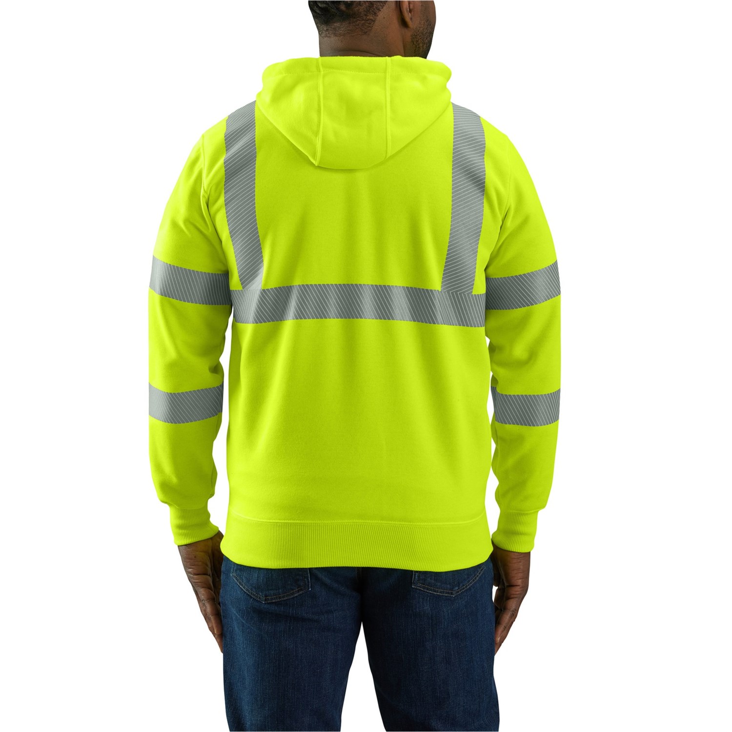 Carhartt Men's Hi-Vis Class 3 Rain Defender Jacket - Brite Lime