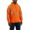 Carhartt 104987 High Visibility Rain Defender® Loose Fit Midweight Class 3 Hoodie - Factory Seconds in Brite Orange