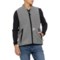 Carhartt 104995 Relaxed Fit Fleece Vest in Granite Heather