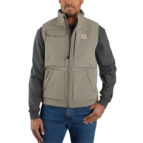 Carhartt 104999 Super Dux Relaxed Fit Vest - Sherpa Lined in Greige