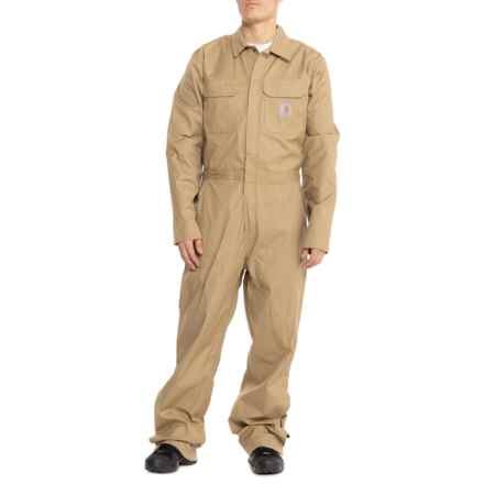 Carhartt 105019 Tall Rugged Flex® Canvas Coveralls in Dark Khaki