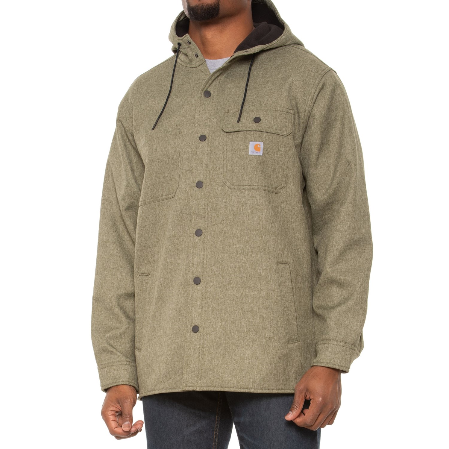 Carhartt 105022 Relaxed Fit Hooded Shirt Jacket