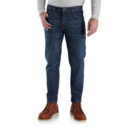 Carhartt 105172 Flame-Resistant Rugged Flex® Jean - Relaxed Fit, Low Rise, Factory Seconds in Midnight Indigo
