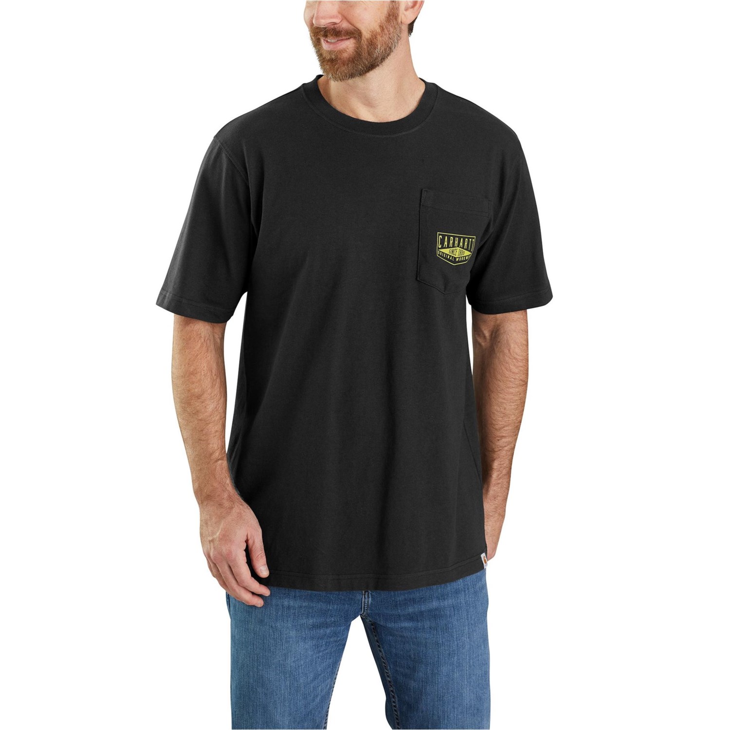 Carhartt 105176 Big and Tall Loose Fit Heavyweight Graphic TShirt (For