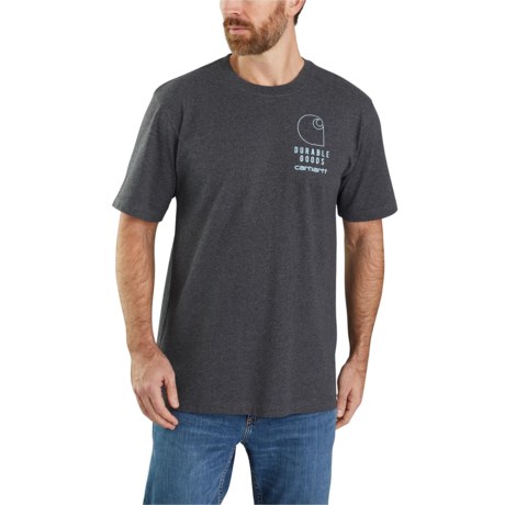 Carhartt 105178 Durable Goods Graphic Loose Fit Heavyweight T-Shirt ...