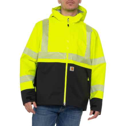 Carhartt 105300 High-Visibility Storm Defender® Class 3 Jacket - Waterproof in Brite Lime