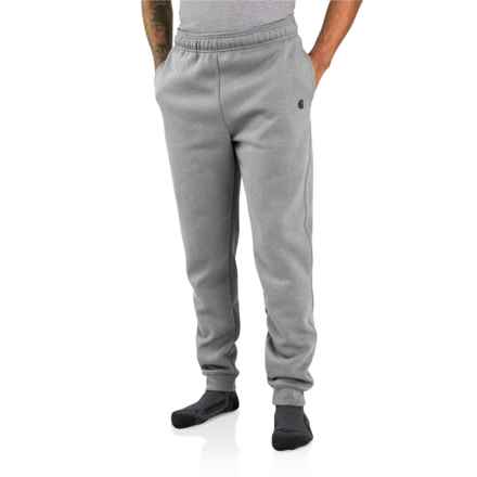 Carhartt 105307 Big and Tall Relaxed Fit Midweight Tapered Sweatpants - Factory Seconds in Heather Grey