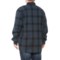 2JKJA_2 Carhartt 105439 Big and Tall Loose Fit Heavyweight Plaid Flannel Shirt - Long Sleeve