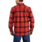 4DMAV_2 Carhartt 105439 Loose Fit Heavyweight Plaid Flannel Shirt - Long Sleeve, Factory Seconds